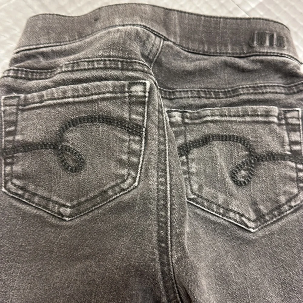 JUSTICE GIRLS 8 SLIM LEGGING JEANS BLACK
